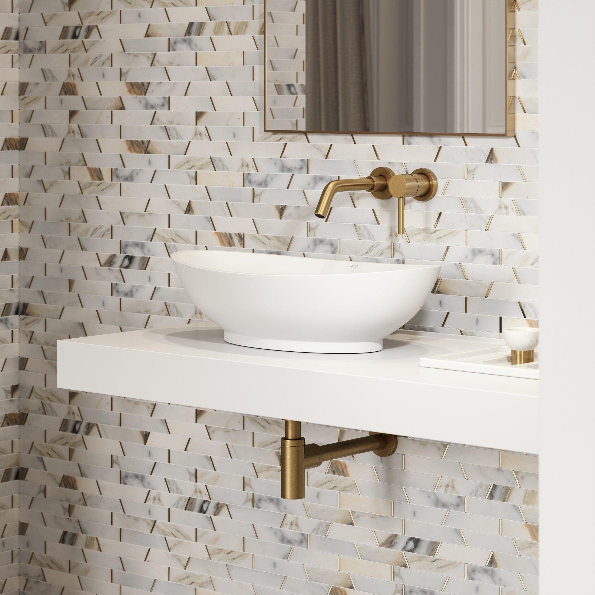 Овальная столешница из смолы LUSSO Oasis ARCH-00139422 - Вид №9