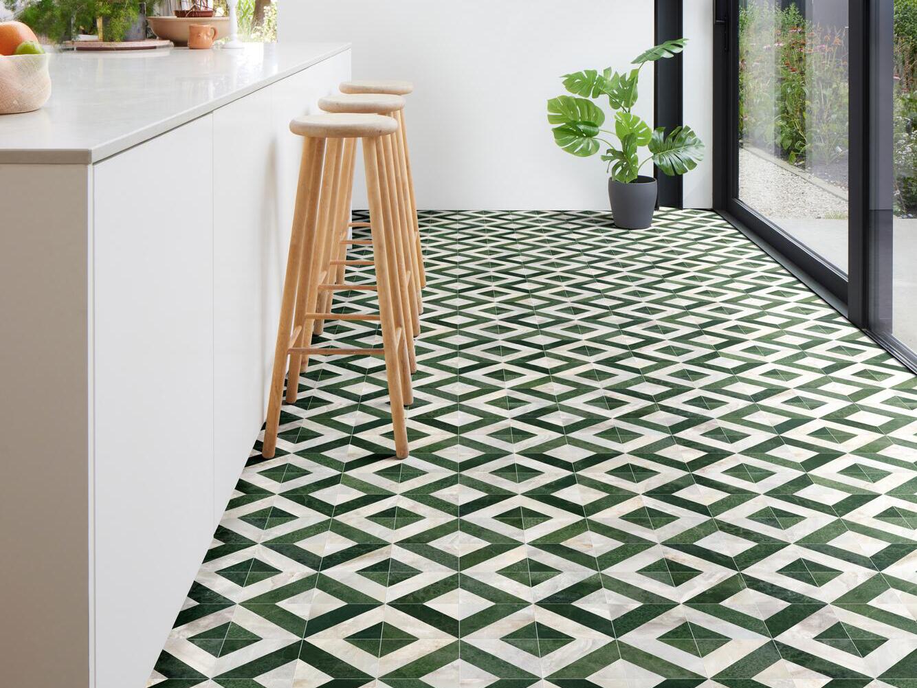 Мраморный эффект переработанного ПВХ противоскользящий пол BEAUFLOR Сумерки ARCH-00008559