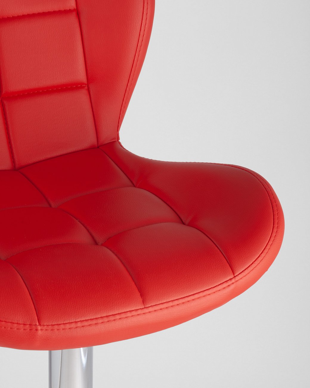 Стул барный со спинкой красный из экокожи Porsche STOOL GROUP  00-3945967 Красный  - Вид №6
