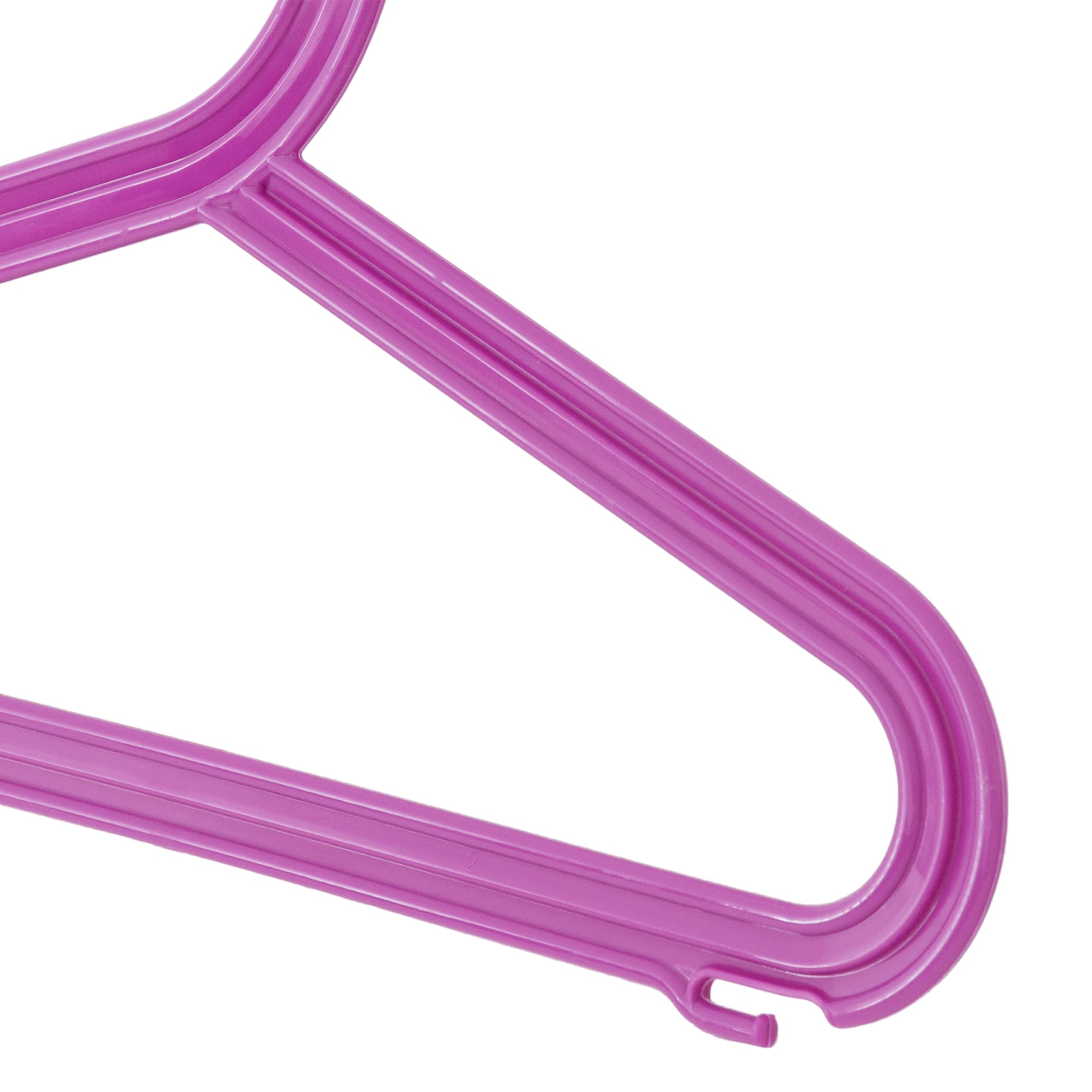 82999633 Плечики малые 318x204x12 мм, полипропилен, цвет малиновый, 3 шт Santreyd  - Вид №2