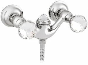 Bronces Mestre Смеситель для душа на 2 отверстия с кристаллами swarovski® Pacifica