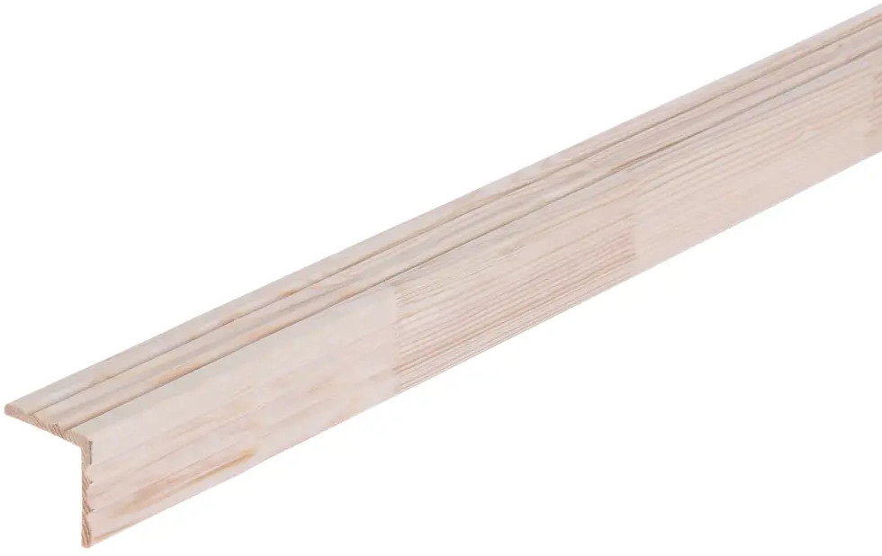 АРЕЛАН Фигурный деревянный уголок с закруглённой кромкой 40×40×2200 мм 81960919