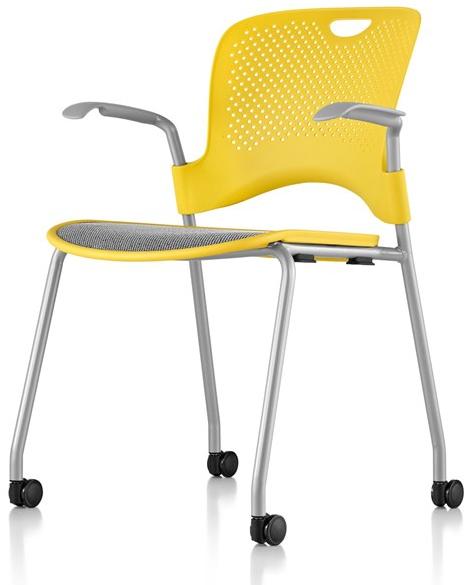 Herman Miller Штабелируемое кресло nylon® на колесиках Caper sun-id-1372754 - Вид №3