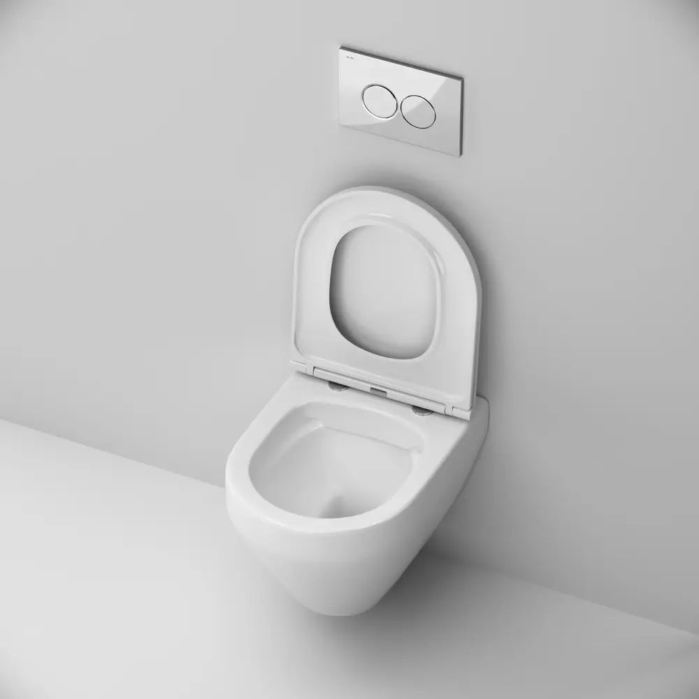 Комплект инсталляция с унитазом AM.PM Jump IS12LM0351.721700 безободковый с микролифтом клавиша цвет хром 89383187 STLM-2087664 - Вид №13