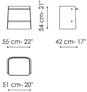 Bonaldo Прикроватная тумбочка из дерева sun-id-1383401 - Вид №2