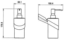 Paini Morgana 73CR031VR дозатор для жидкого мыла - Вид №1