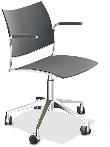 Casala 5-спицевый пластиковый стул с подлокотниками Cello 1298/10 - Вид №1