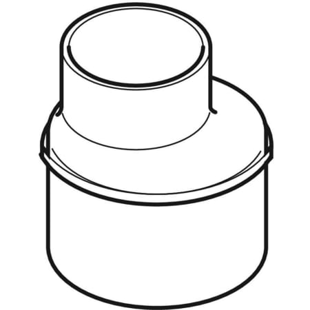 310.080.14.1 Переход эксцентриковый Geberit Silent-db20 Geberit  - Вид №1