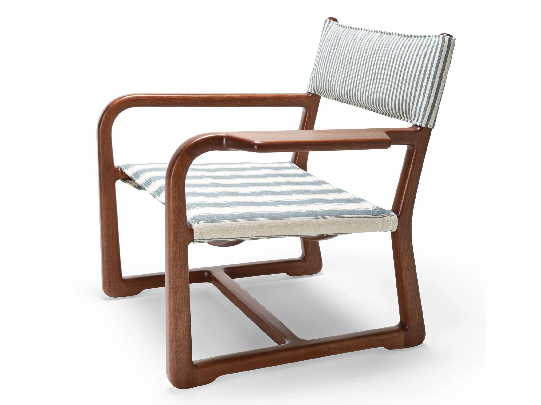 Садовое кресло из красного дерева и ткани с подлокотниками Exteta Loro Piana Interiors, The Delight Chairs by Exteta ARCH-00038048 - Вид №5