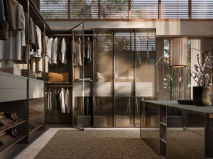 Модульный настенный шкаф с комодом