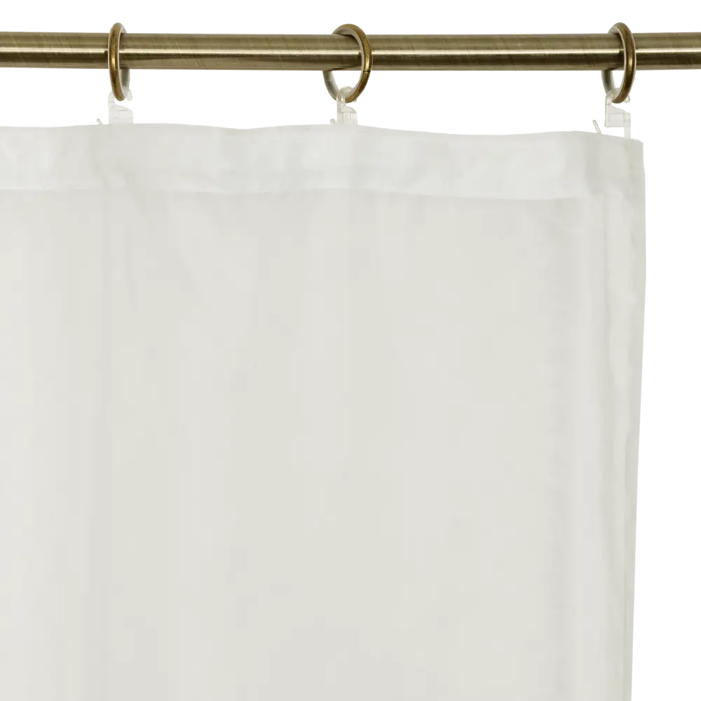 Тюль на ленте «Тиснение листья» 250х180 см цвет молочный WITERRA STLM-2166076 - Вид №3