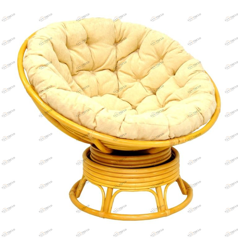 Кресло механическое Papasan ЭКО ДИЗАЙН CLASSIC RATTAN 129603 Бежевый;коричневый 