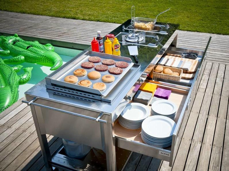 ALPES-INOX Электрическая газовая летняя кухня с грилем Liberi in cucina sun-id-1375070 - Вид №2