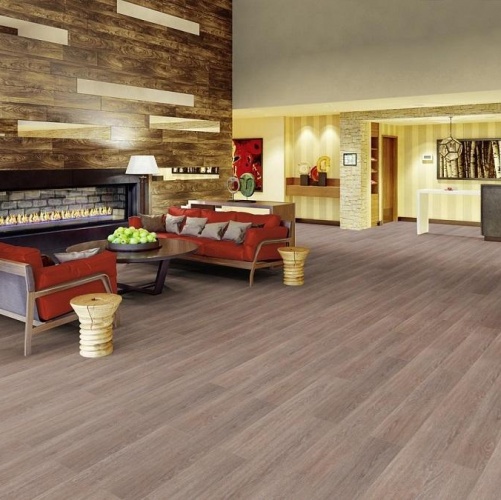 Виниловый ламинат Tarkett Lounge Charango Дуб с брашью (Текстурированная) 914,4х152,4/101,6 мм 1000901219 - Вид №1