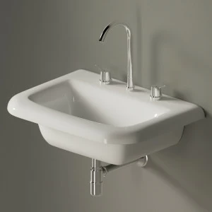 ACER07663RZZ Подвесная раковина настенная прямоугольная Agape  белая