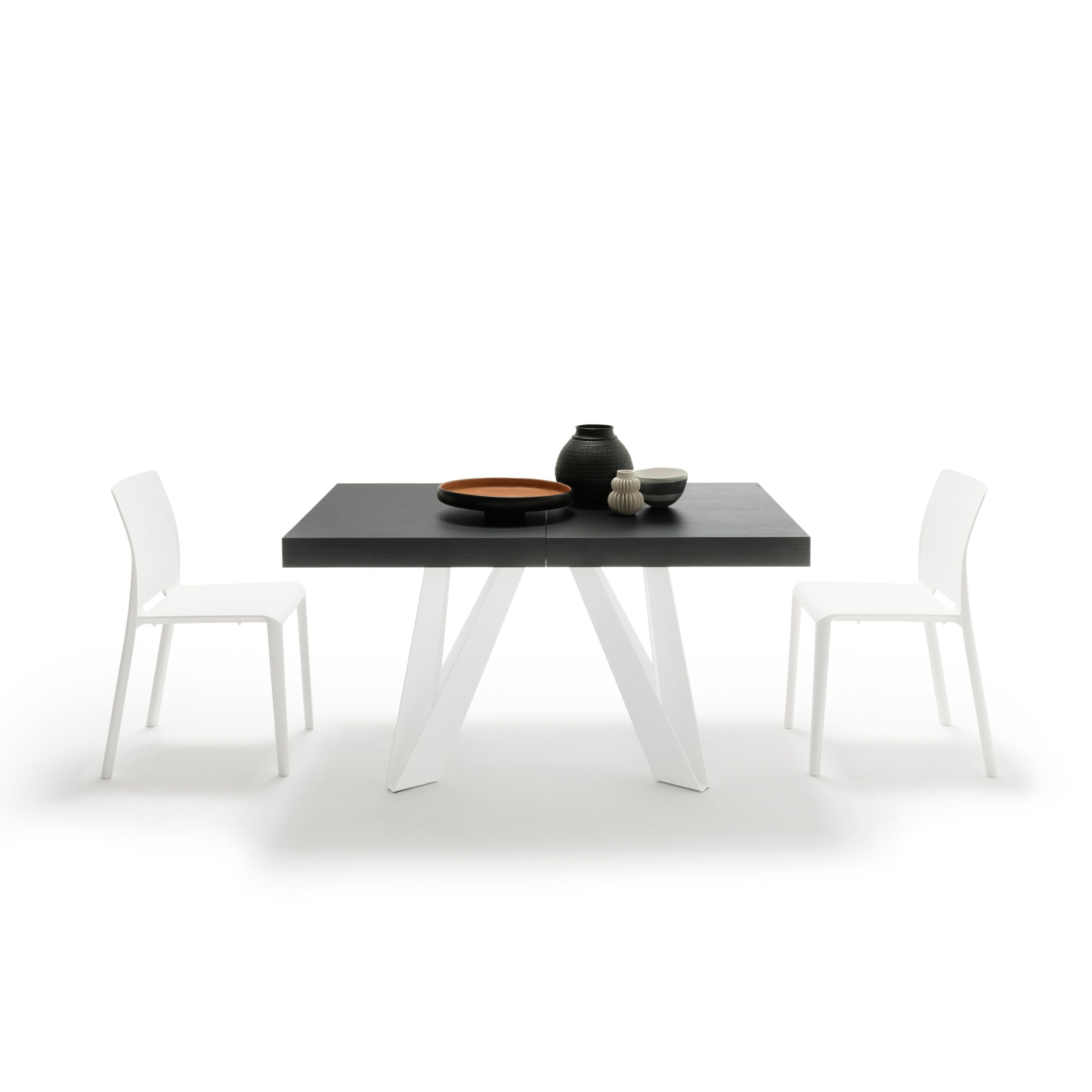 Выдвижной прямоугольный стол из железа с меламиновой столешницей Mobili Fiver ROMINA ARCH-00069646 - Вид №8