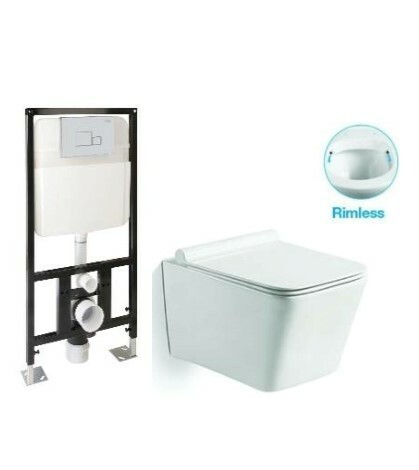 Подвесные унитазы SL-5007 + SL-01 SANTILINE 