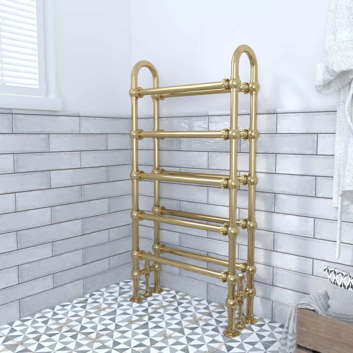 Curved Towel Rails полотенцесушители The Mercantile Arched Ladder Catchpoleandrye 