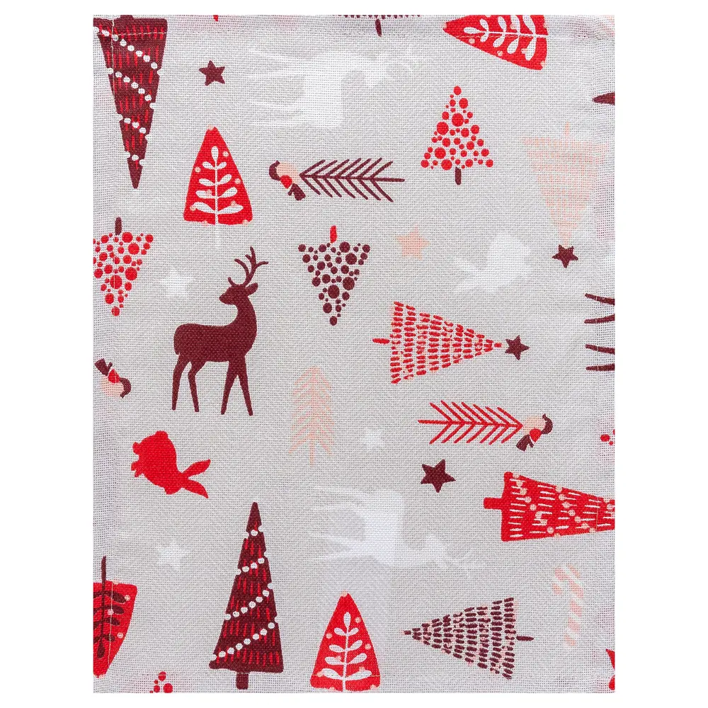 Салфетка сервировочная Скандинавия 40x30 см серо-красная Altali STLM-2009515 - Вид №4