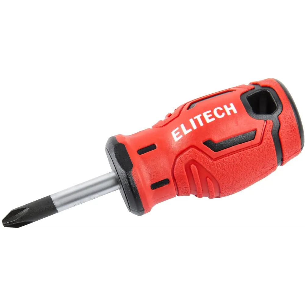 Отвертка крестовая Elitech PH2 с магнитным наконечником 89407133 STLM-1573547