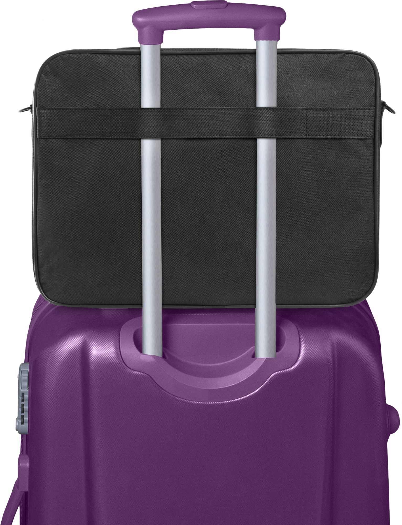 26019 сумка для ноутбука ascetic 15"-16" черный, жесткий каркас, карман Defender Santreyd  - Вид №2