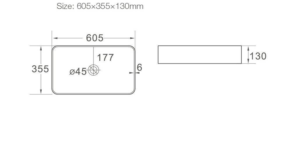 Раковина чаша SL-1008 SANTILINE  - Вид №1