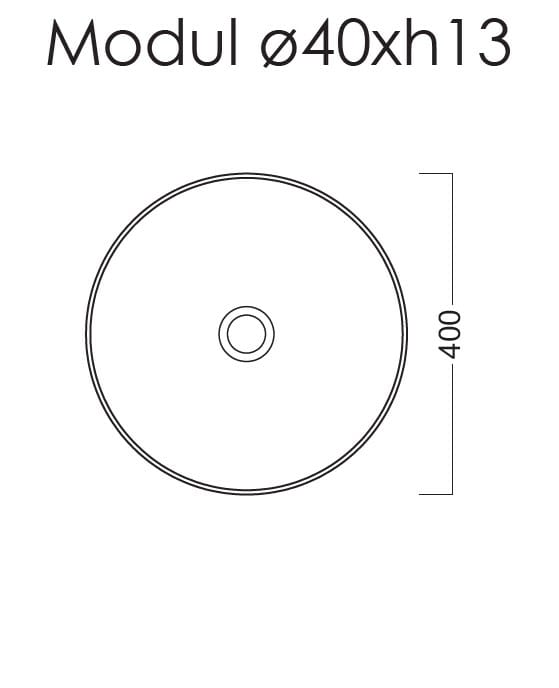 Керамическая столешница круглый умывальник BLEU PROVENCE умывальники ARCH-00136299 - Вид №1