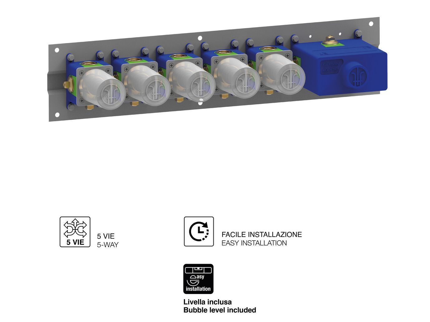 Встраиваемый корпус термостатического смесителя Rubinetterie Frattini 98600V5 ARCH-00017747