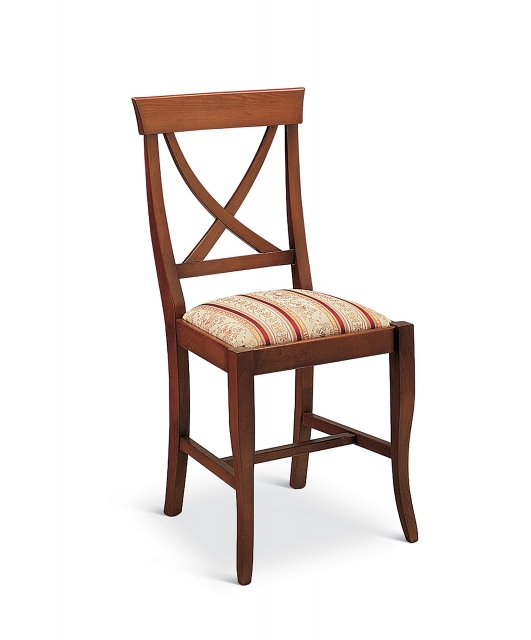 2503/is Tifernoit Стул "X" с тканевым сиденьем Soggiorno 