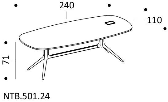 ICF стол письменный Notable sun-id-1477150 - Вид №3