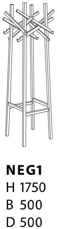 Karl Andersson Деревянная вешалка Nest Neg1 - Вид №6