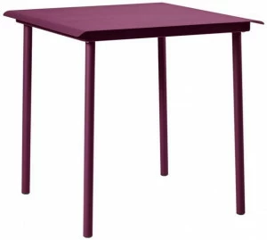 Tolix Квадратный садовый стол из нержавеющей стали Patio 07175