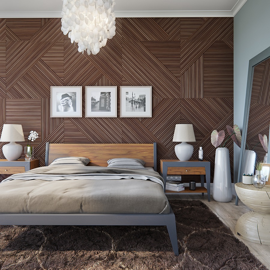 Кровать Fly, 140 см, орех BraginDesign BR313S - Вид №1