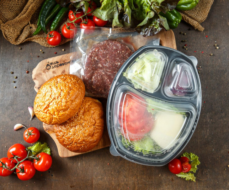 6323 Эко-бургер с говядиной Вкусляндия  - Вид №1