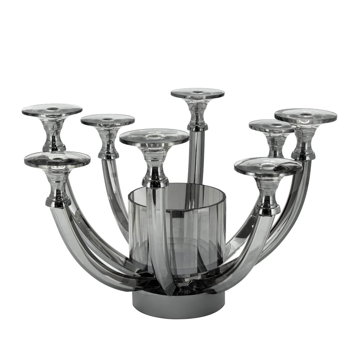 300081-91 ABHIKA ПОДСВЕЧНИК + VASEX9 GREY 