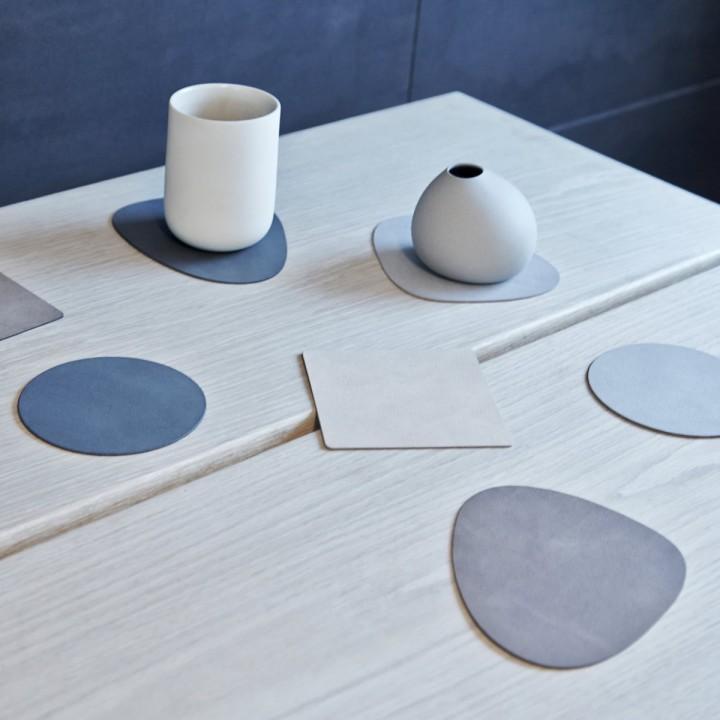 982494 NUPO dark blue подстаканник фигурный 11x13 см, толщина 1,6 мм;LIND DNA  - Вид №1