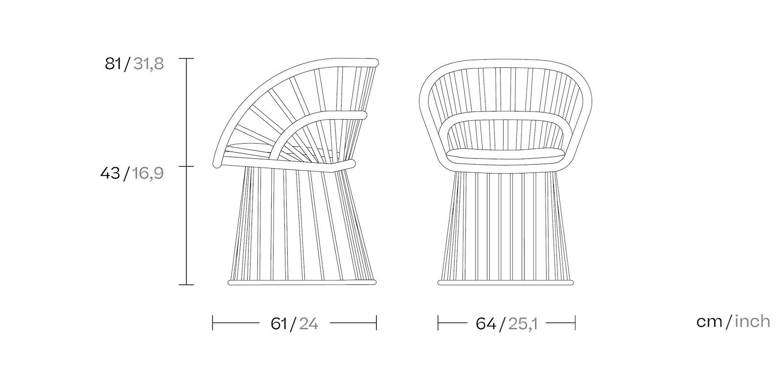 Садовый стул Kettal ARCH-00153277 - Вид №10