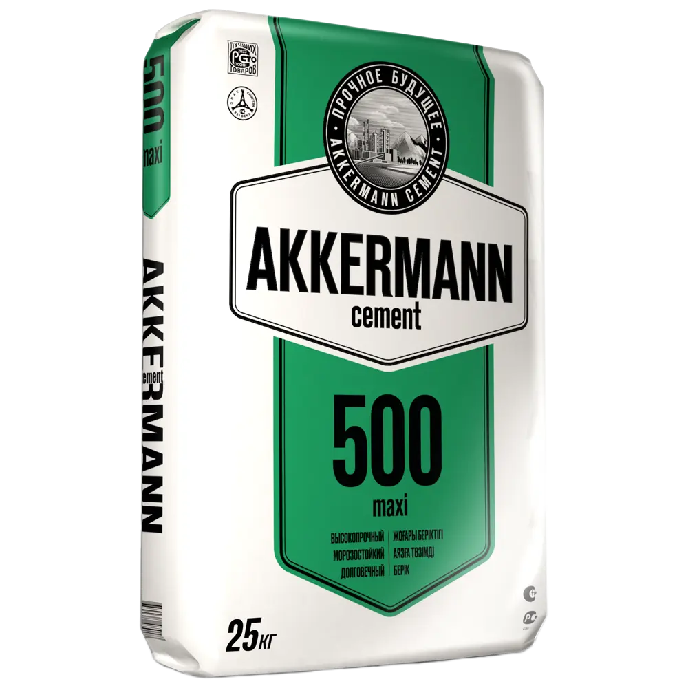 Цемент Akkermann М500 ЦЕМ II/А-И 42.5 Н 25 кг STLM-2165309