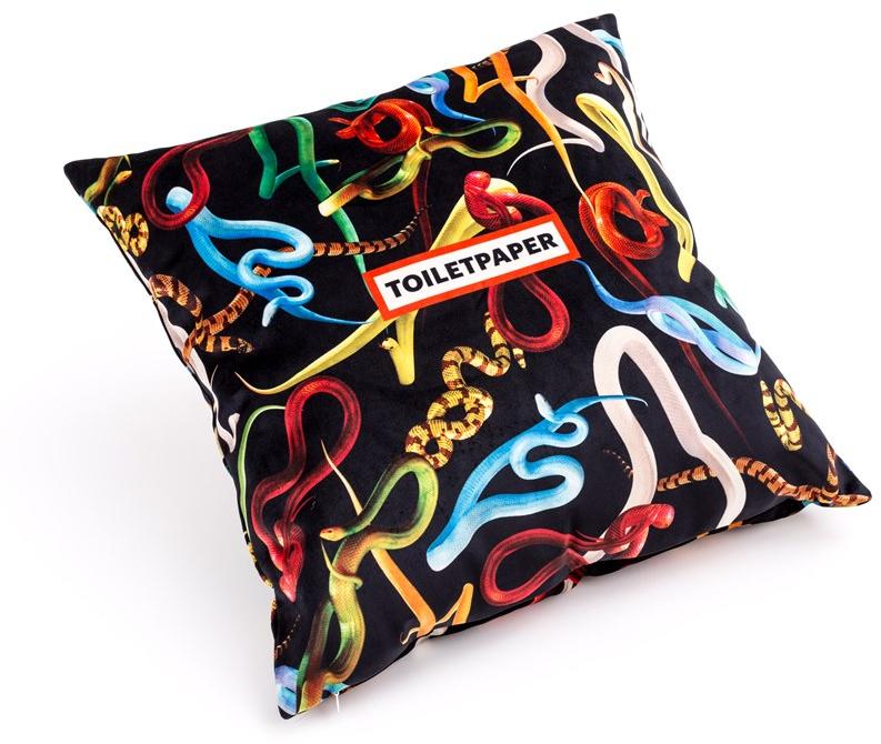 Seletti Подушка из ткани квадратная Seletti wears toiletpaper sun-id-1345398 - Вид №2