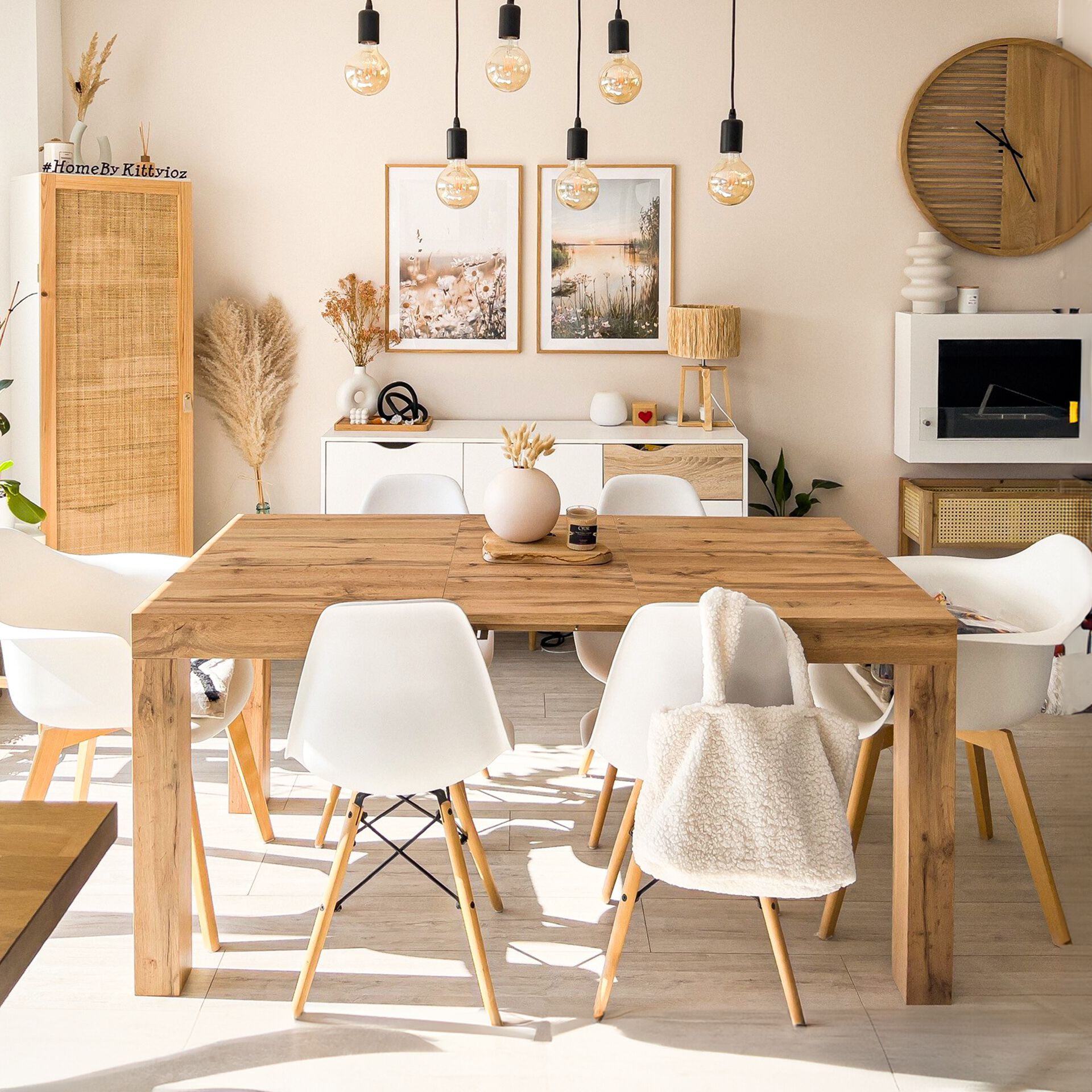 Выдвижной прямоугольный обеденный стол из меламиновой ткани Mobili Fiver First ARCH-00116162 - Вид №48