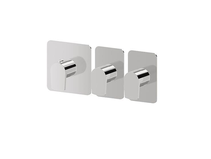 Смеситель для душа с 3 отверстиями и отдельными розетками Newform многофункциональные термостаты 2 выхода ARCH-00123953