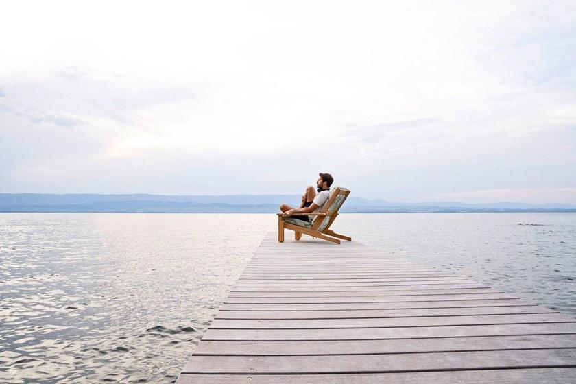 Varaschin Шезлонг из тика с подлокотниками Bali 2384 - Вид №9