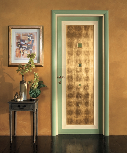 A3 Tifernoit Дверь покрыта сусальным золотом Porte 