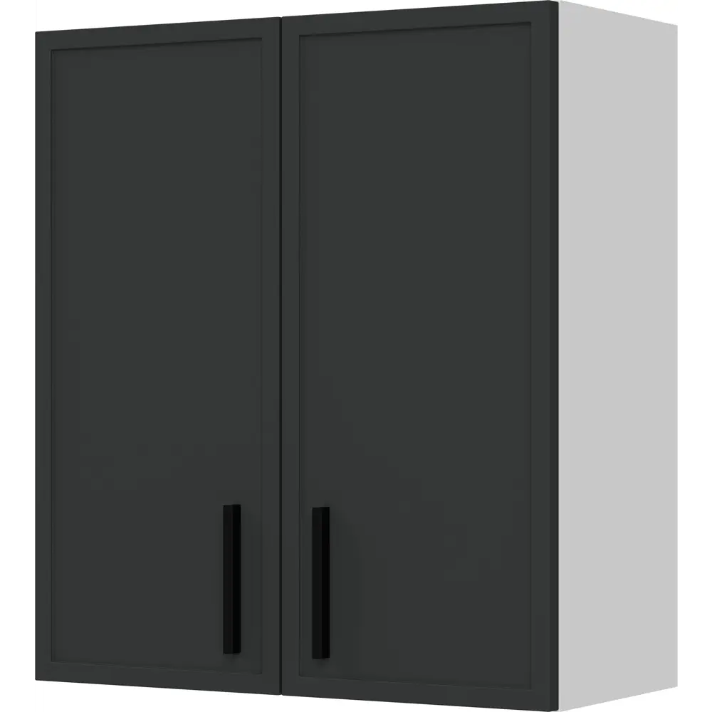 Кухонный шкаф навесной Неро Delinia 60x67.6x29 см МДФ цвет графит 86578032 STLM-2164474 - Вид №1