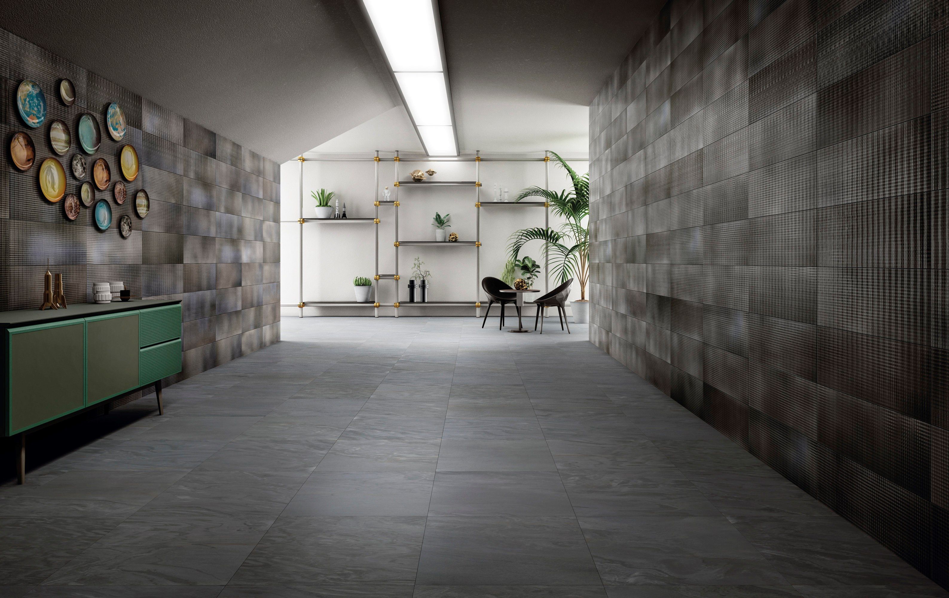 Внутренняя отделка керамогранита с металлическим эффектом IRIS Ceramica Diesel Living ARCH-00124878 - Вид №12