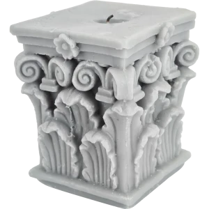 Свеча парафиновая Челентано темно-серая