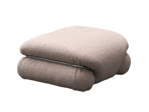 Прямоугольный пуф из ткани