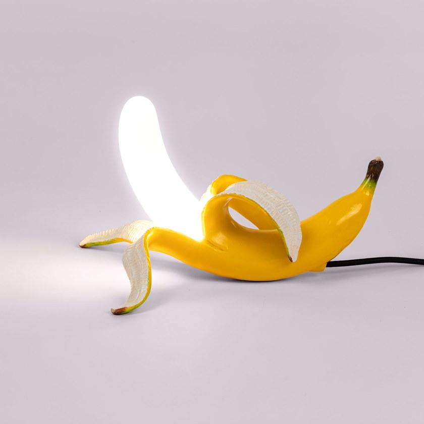 Seletti Светодиодная настольная лампа из смолы и стекла Banana lamp yellow sun-id-1434474 - Вид №4