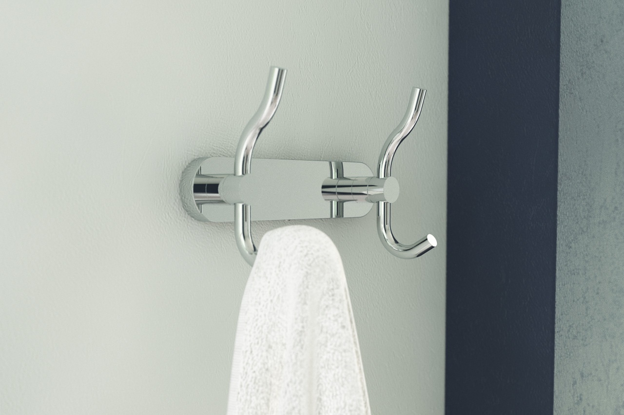 HAR 005 Планка с 2-мя крючками-вешалками 18 cm ARTWELLE Harmonie - Вид №2