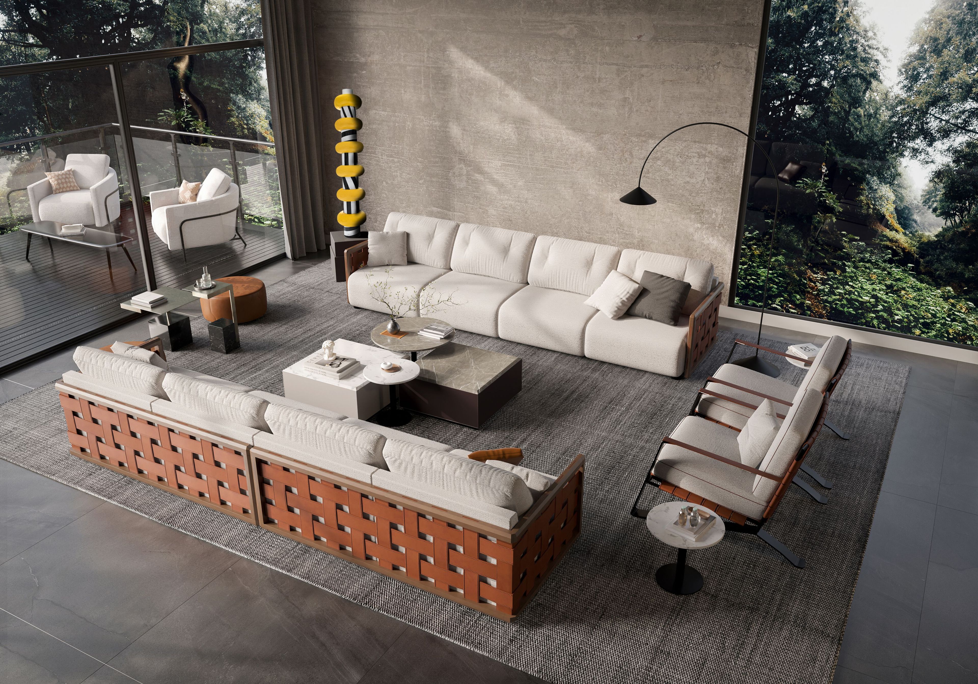 Тканевое кресло с подлокотниками Formitalia NYX ARCH-00028284 - Вид №3